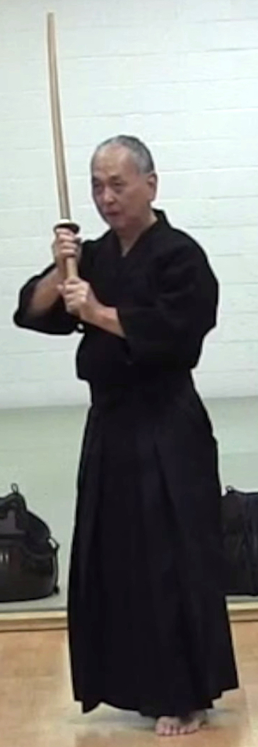 odd looking iaido stance